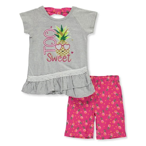 Real Love Girls 2-Piece Bike Shorts Set Outfit